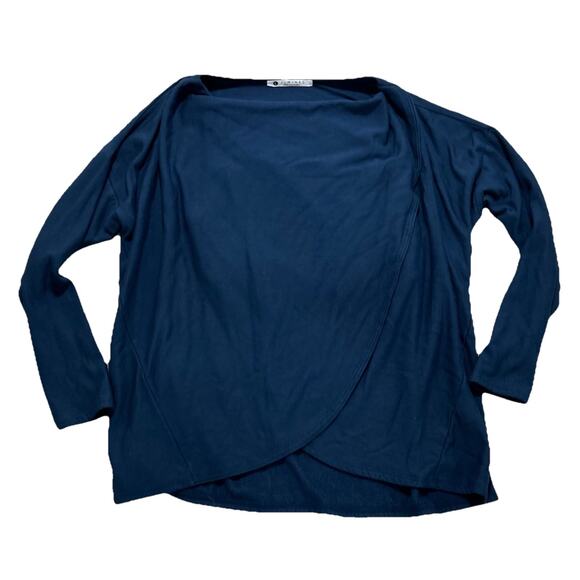 JJ Winks Size L Sweater Weather Navy Blue Women's Built in Bra - Picture 4 of 11